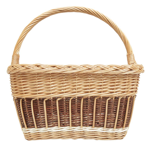 Einkaufskorb Handkorb Weide Korb ungefüttert (41x29x22/41)
