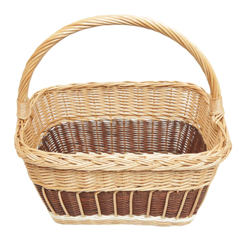 Einkaufskorb Handkorb Weide Korb ungefüttert (41x29x22/41)