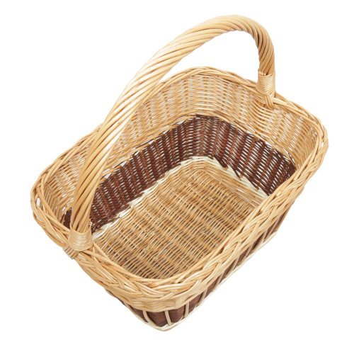 Einkaufskorb Handkorb Weide Korb ungefüttert (41x29x22/41)