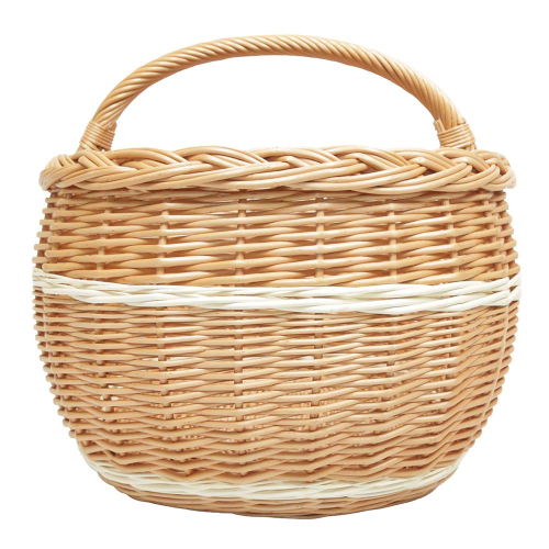 Einkaufskorb Handkorb groß Weide Korb ungefüttert (50x35x25/35)