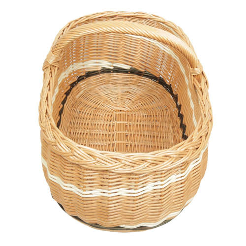 Einkaufskorb Handkorb groß Weide Korb ungefüttert (50x33x25/35)