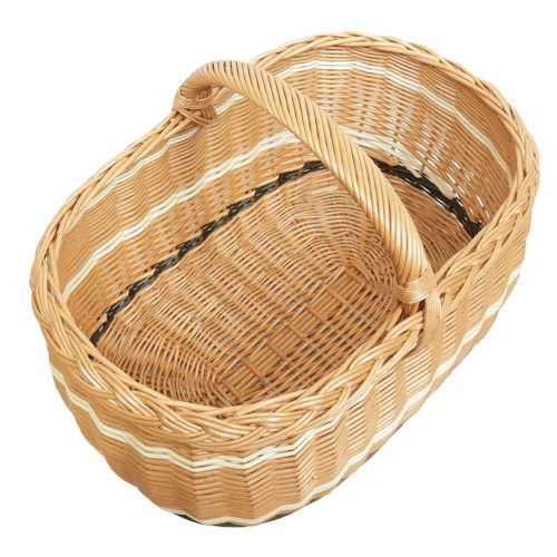 Einkaufskorb Handkorb groß Weide Korb ungefüttert (50x33x25/35)