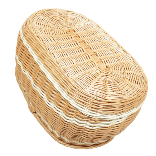 Einkaufskorb Handkorb groß Weide Korb ungefüttert (50x33x25/35)