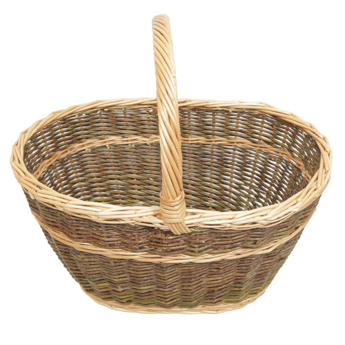 Einkaufskorb Handkorb Weide Korb ungefüttert (41x28x21/38)