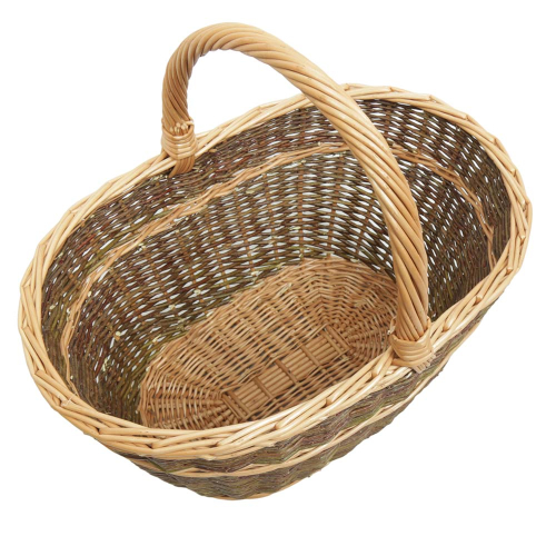 Einkaufskorb Handkorb Weide Korb ungefüttert (41x28x21/38)