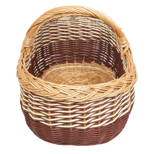 Einkaufskorb Handkorb Weide Korb ungefüttert (45x33x24/35)