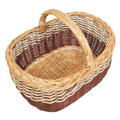 Einkaufskorb Handkorb Weide Korb ungefüttert (45x33x24/35)