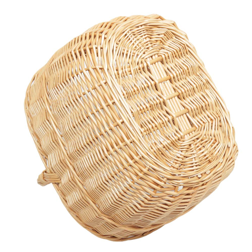 Kleiner Handkorb, Kinderkorb, Pilzkorb aus Weide ungefüttert (34x28x20/37)