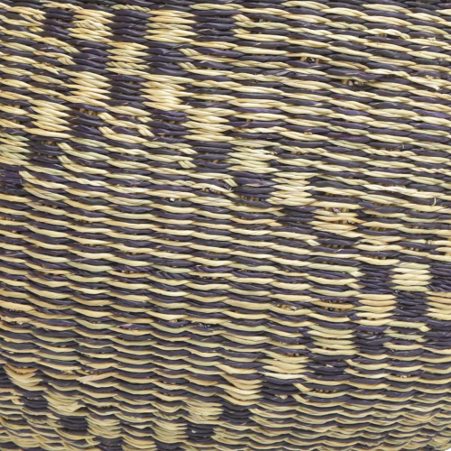 Afrikanische Korbtasche, robuste Tasche aus Steppengras (D:40)