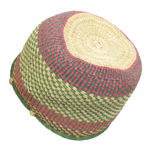 Afrikanische Korbtasche, robuste Tasche aus Steppengras (D:43)