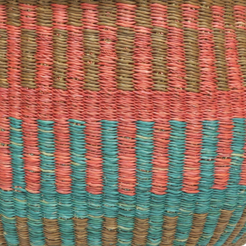 Afrikanische Korbtasche, robuste Tasche aus Steppengras (D:38)