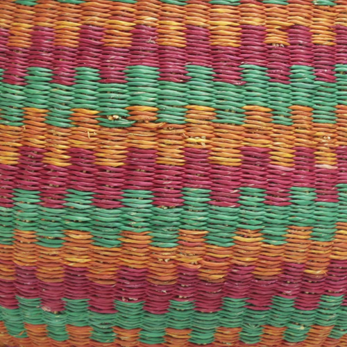 Afrikanische Korbtasche, robuste Tasche aus Steppengras (D:42)