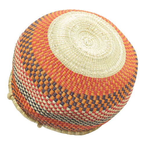 Afrikanische Korbtasche, robuste Tasche aus Steppengras (D:40)