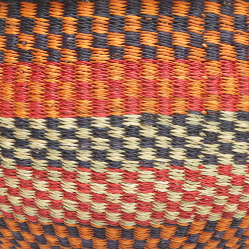 Afrikanische Korbtasche, robuste Tasche aus Steppengras (D:40)