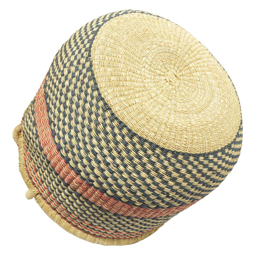 Afrikanische Korbtasche, robuste Tasche aus Steppengras (D:35)