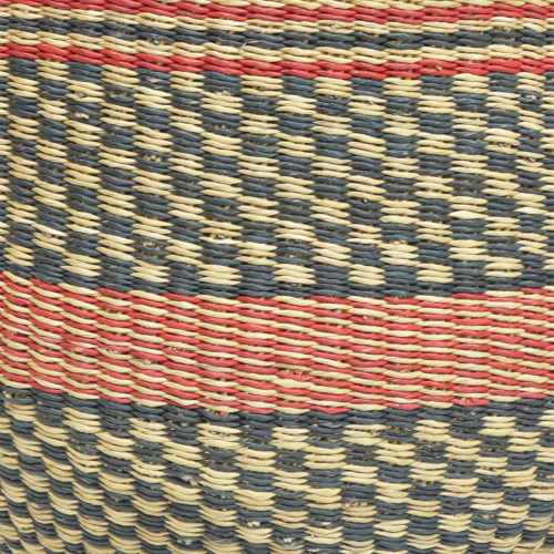 Afrikanische Korbtasche, robuste Tasche aus Steppengras (D:35)