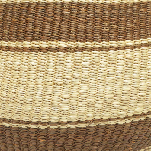Afrikanische Korbtasche, robuste Tasche aus Steppengras (D:43)