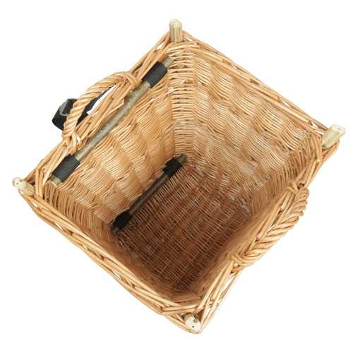 Tragekorb, Kiepe, Rucksackkorb aus gesottener Weide (38x34x43/48)