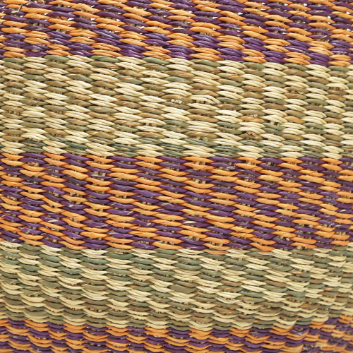 Afrikanische Korbtasche, robuste Tasche aus Steppengras (D:40)
