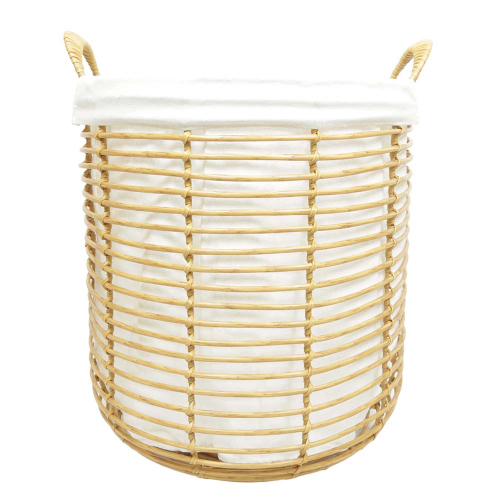 Mehrzweckkorb aus Polyrattan, moderner Tragekorb aus Kunststoff (D: 40)