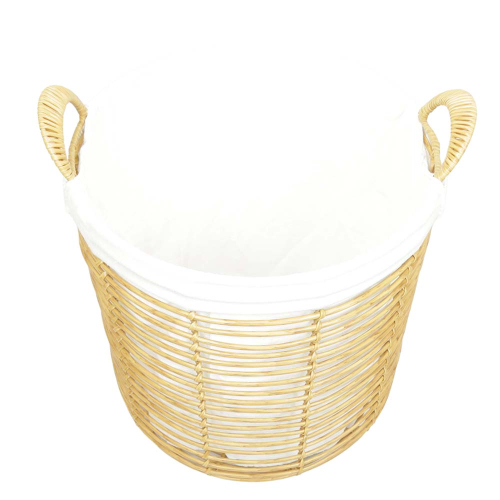 Mehrzweckkorb aus Polyrattan, moderner Tragekorb aus Kunststoff (D: 40)