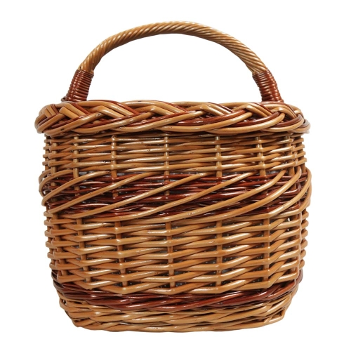 Einkaufskorb Handkorb Weide Korb gefüttert (51x35x25/38)