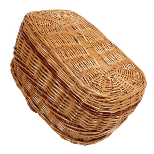 Einkaufskorb Handkorb Weide Korb gefüttert (51x35x25/38)