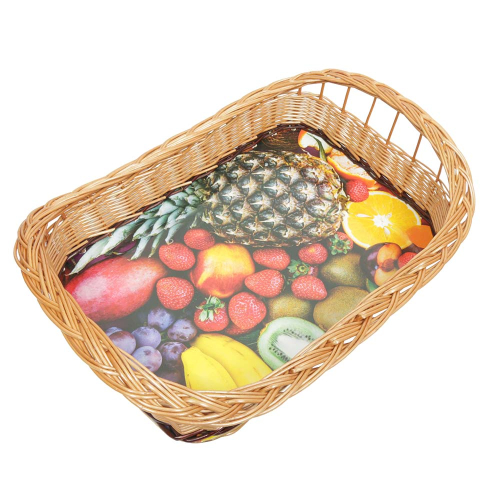 Tablett aus Weide, Trage - Korb - Tablett (52x38x10/14)