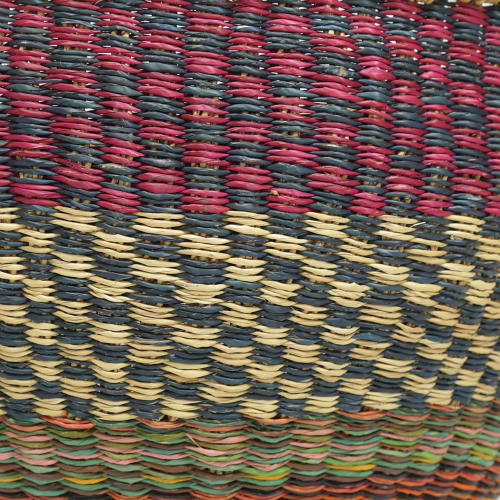 Afrikanische Korbtasche, robuste Tasche aus Steppengras (D:40)