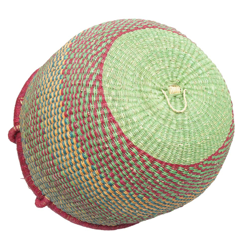 Afrikanische Korbtasche, robuste Tasche aus Steppengras (D:45)