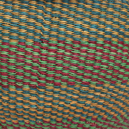 Afrikanische Korbtasche, robuste Tasche aus Steppengras (D:45)