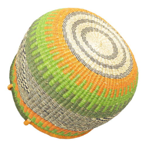 Afrikanische Korbtasche, robuste Tasche aus Steppengras (D:43)