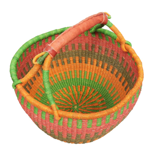 Afrikanische Korbtasche, robuste Tasche aus Steppengras (D:41)