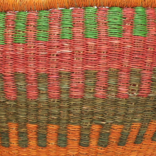 Afrikanische Korbtasche, robuste Tasche aus Steppengras (D:41)