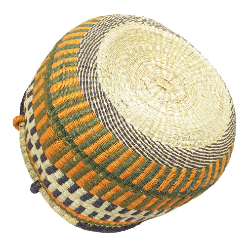 Afrikanische Korbtasche, robuste Tasche aus Steppengras (D:40)