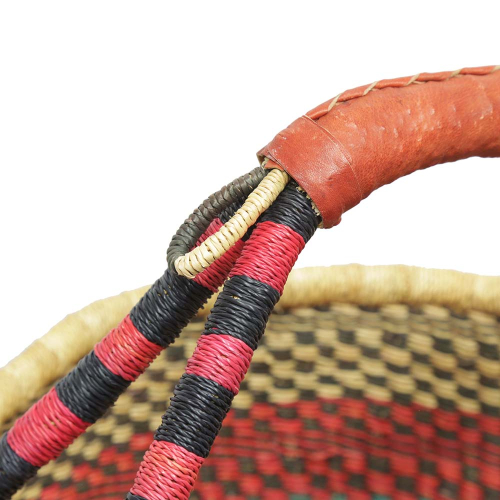 Afrikanische Korbtasche, robuste Tasche aus Steppengras (D:40)