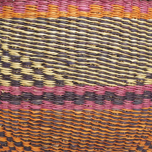 Afrikanische Korbtasche, robuste Tasche aus Steppengras (D:44)
