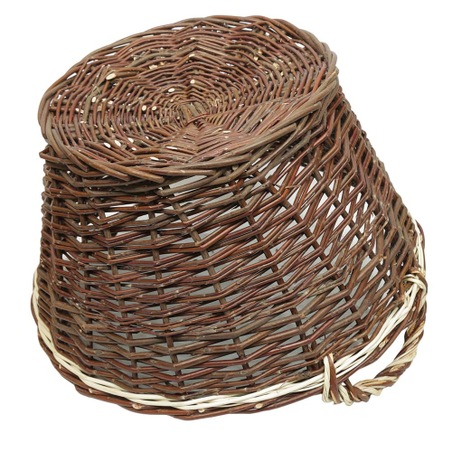 Erntekorb, Holzkorb, Tragekorb, Gartenkorb, Weide Korb (D:54cm)