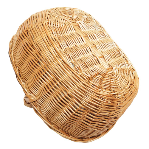 Einkaufskorb Handkorb Weide Korb gefüttert (51x41x21/38)