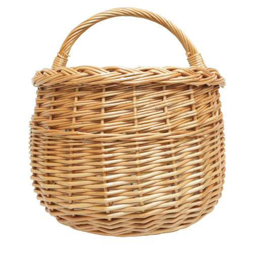 Einkaufskorb Handkorb Weide Korb gefüttert (48x32x24/36)