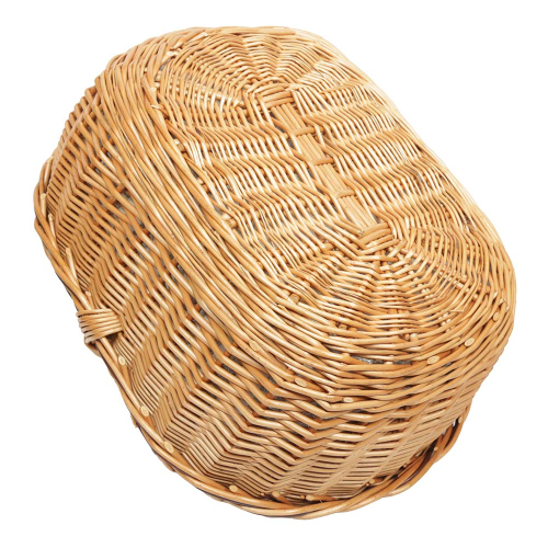 Einkaufskorb Handkorb Weide Korb gefüttert (52x41x20/33)
