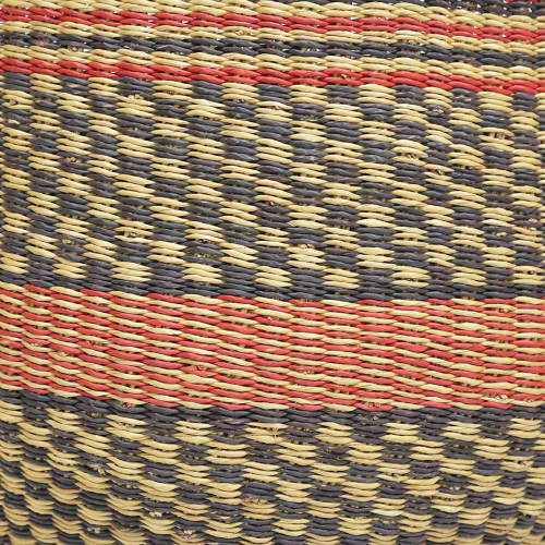 Afrikanische Korbtasche, robuste Tasche aus Steppengras (D:38)