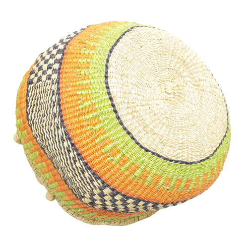 Afrikanische Korbtasche, robuste Tasche aus Steppengras (D:38)
