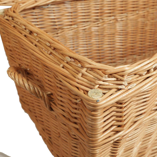 Korbtruhe aus Weide ungefüttert, Korb Truhe (70x43x39) Korbtruhe aus Weide ungefüttert, Korb Truhe (70x43x39)