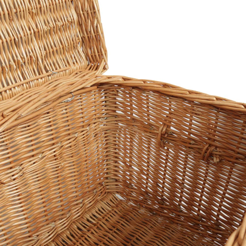 Korbtruhe aus Weide ungefüttert, Korb Truhe (70x43x39) Korbtruhe aus Weide ungefüttert, Korb Truhe (70x43x39)