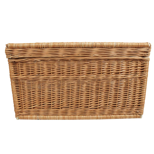 Korbtruhe aus Weide ungefüttert, Korb Truhe (70x43x39) Korbtruhe aus Weide ungefüttert, Korb Truhe (70x43x39)