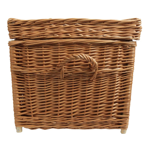 Korbtruhe aus Weide ungefüttert, Korb Truhe (70x43x39) Korbtruhe aus Weide ungefüttert, Korb Truhe (70x43x39)