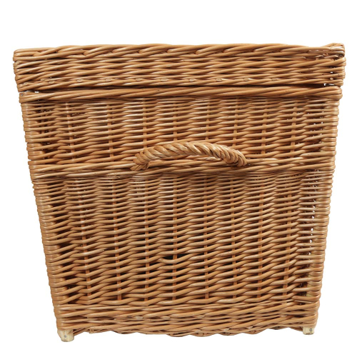 Korbtruhe aus Weide ungefüttert, Korb Truhe (80x49x47)