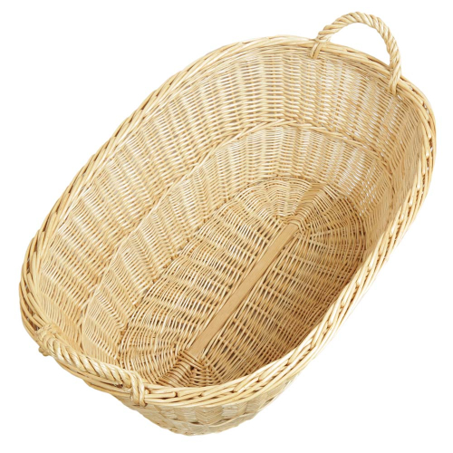 Wäschekorb aus Weide, Korb für Wäsche deutsche Fertigung (80x53x32/40cm)