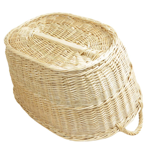 Wäschekorb aus Weide, Korb für Wäsche deutsche Fertigung (70x49x28/34cm)